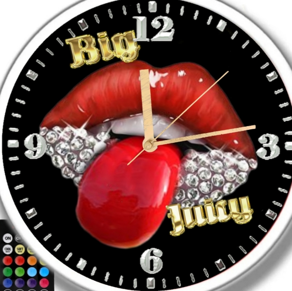 Big Juicy clock led light and remote - Picture 3 of 6